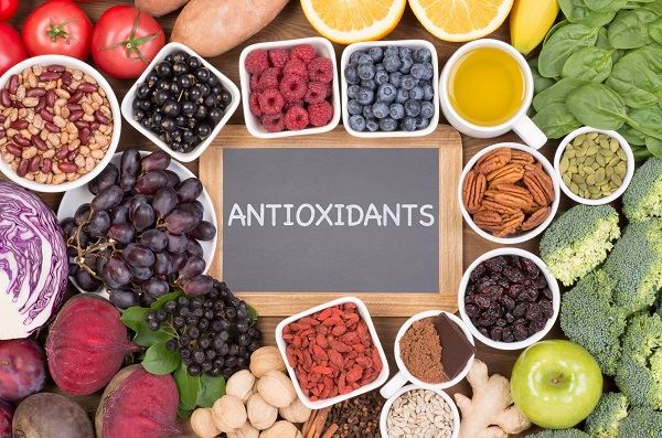 Comparación de la capacidad antioxidante de 4 ingredientes naturales